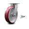 Service Caster 8 Inch Kingpinless Poly on Aluminum Wheel Swivel Caster with Swivel Lock SCC SCC-KP30S820-PAR-BSL - alternate 1